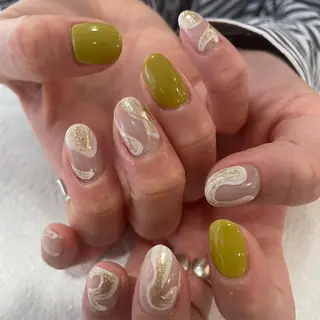 ネイル パラジェル💅 オフ無料Pi.Harのネイルデザイン