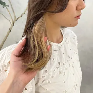 セミロング ✨Bobヘア🌱 インナー🌱Ami✨のヘアスタイル