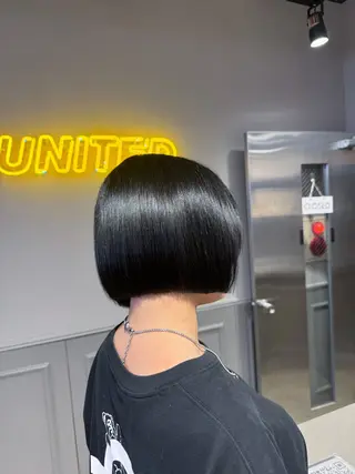 ショート カラー ヘアアレンジ Over hair_ misakiのヘアスタイル