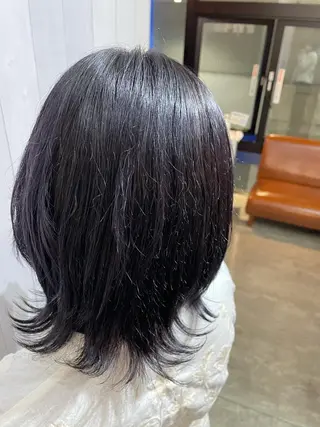 ミディアム LIFE下通 Miyuuのヘアスタイル