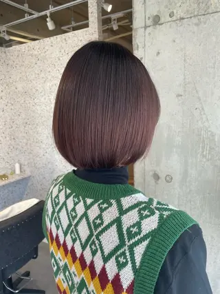 ショート カラー lani hair salon所属・SHOTO ハイトー ン/デザインカラーのヘアスタイル