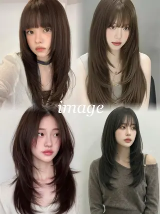 セミロング こはな🎀梅田🎀 透明感カラー💖のヘアスタイル