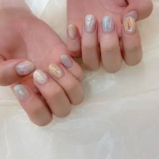 ネイル 𝕄𝕚𝕪𝕦🤍 自由が丘⌇パラジェルのネイルデザイン