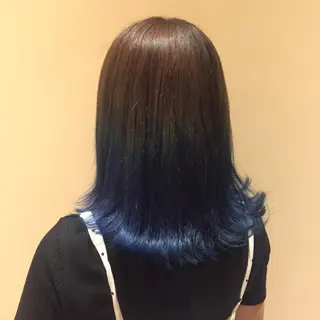 ミディアム juve. 別府のヘアスタイル