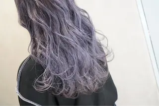 セミロング カラー ヘアアレンジ lani 天神大名/ブリーチのヘアスタイル