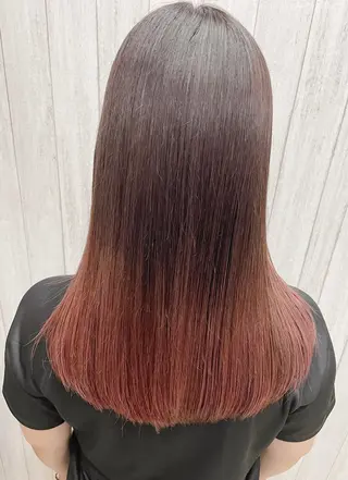 ロング カラー ケアブリーチ /髪質 改善/古橋圭史郎のヘアスタイル