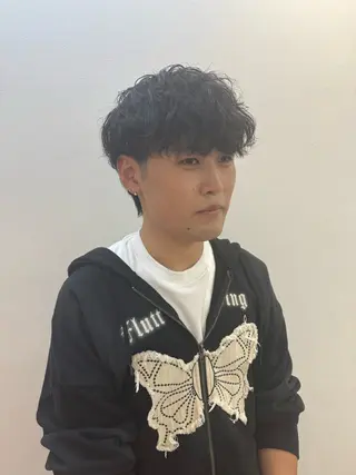 パーマ メンズ 森谷 大河のヘアスタイル