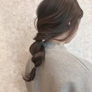 カラー ヘアアレンジ HARUNA🤍 大人ショートヘアのヘアスタイル