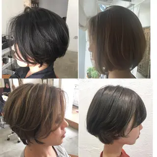 ショート カラー fio マナミのヘアスタイル