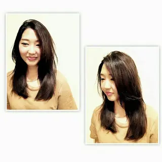 ロング カラー ZOA classic hair所属・東 みのりのヘアスタイル