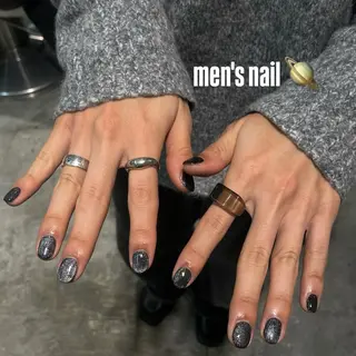 メンズ ネイル AMRITA omotesando所属・艶ｶﾗｰ･:*個性派 ﾈｲﾙ🦋mire-のネイルデザイン