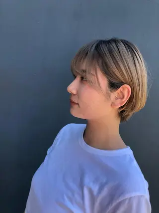 ショート 韓国レイヤー髪質改善 💫Tomoya💫のヘアスタイル