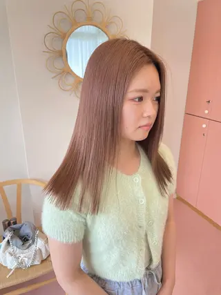 ロング カラー ハイトーン/レイヤー カット/harukaのヘアスタイル