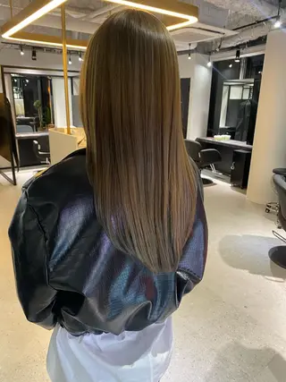 ロング カラー パーマ ヘアアレンジ ネイル マツエク・マツパ ボブ、縮毛矯正👑 心斎橋/高城涼也のヘアスタイル