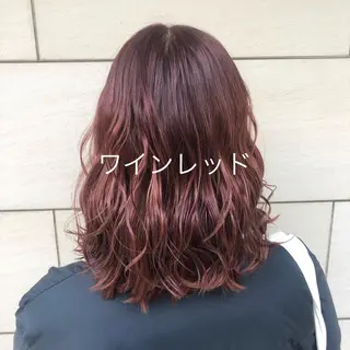 セミロング 青木 りおのヘアスタイル
