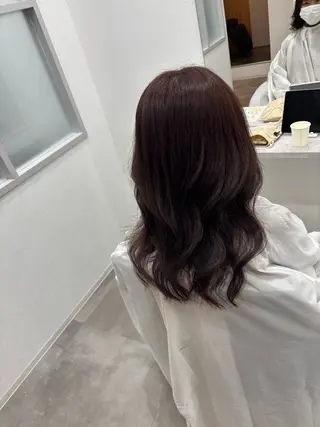 ロング カラー 髪質改善/透明感 カラー/内藤有須加のヘアスタイル