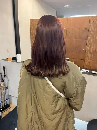 ミディアム カラー esu西梅田所属・ena/ブリーチなし 透明感・レイヤー🎀のヘアスタイル