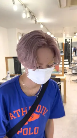 ショート カラー パーマ ヘアアレンジ メンズ キッズ ネイル マツエク・マツパ アイブロウ ショートヘア原宿 fifth コシのヘアスタイル