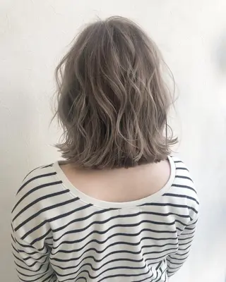 ミディアム カラー nakahara madokaのヘアスタイル