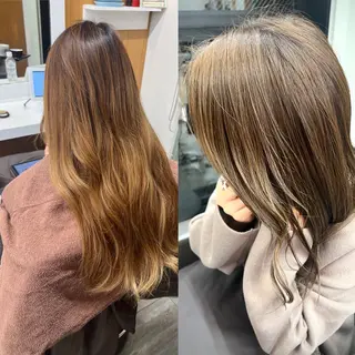 ミディアム カラー 透明感カラー/ イルミナカラーヒロキのヘアスタイル