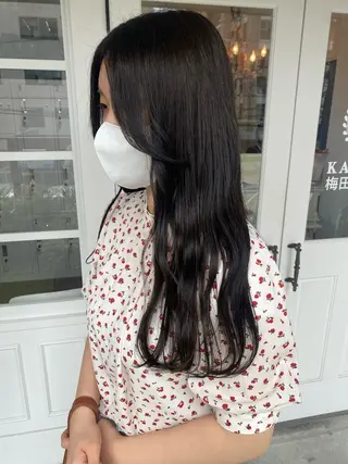 ロング カラー 韓国×髪質改善カラー 💎hinaのヘアスタイル