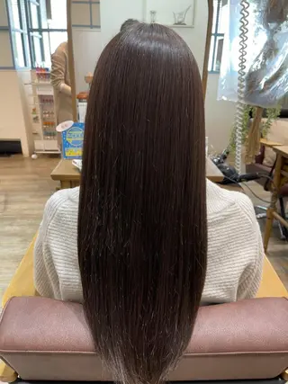 ロング パーマ カラー N° +aero 横浜のヘアスタイル
