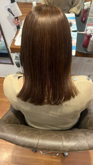 セミロング いくみ/豊橋 /艶カラー/髪質改善のヘアスタイル