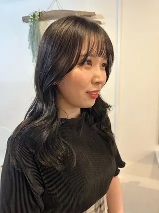 カラー Sherry/R 三川町　木村祐里奈のヘアスタイル