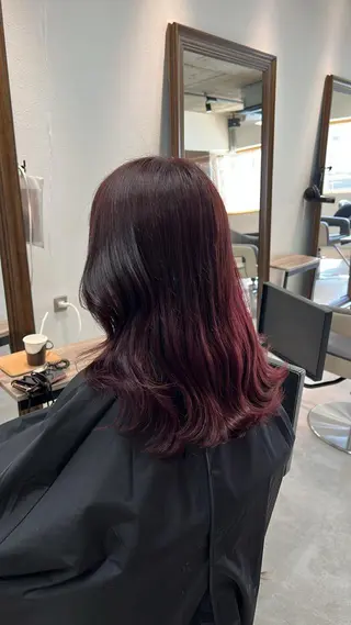 セミロング カラー 透明感カラー/ボブ / MARIE🍇のヘアスタイル