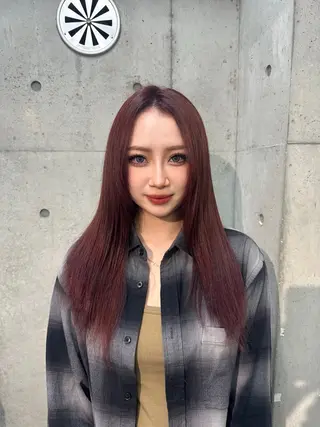 ロング カラー ‪❥ブリーチ💗 MIKUのヘアスタイル