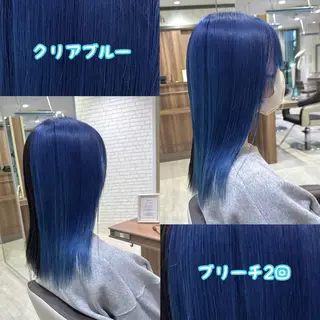 セミロング カラー Re:st所属・Miyavi/カラー ショートボブのヘアスタイル