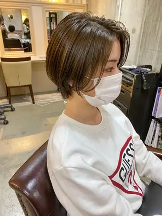 ショート カラー tocolaso 柏所属・レイヤーカット/ 根本瑠実のヘアスタイル