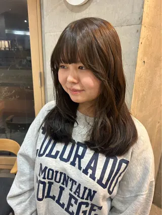 ロング カラー luca ⋆⭒˚.⋆𝜗𝜚のヘアスタイル