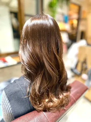 セミロング カラー ヘアアレンジ Calenda/ パーソナル美髪サロンのヘアスタイル