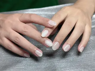 ネイル Kaka_ パラジェル、長さだしのネイルデザイン