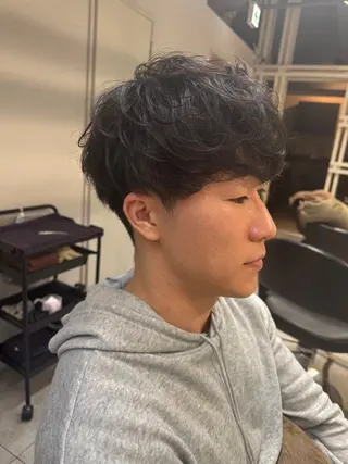 ミディアム パーマ メンズ Dxxxx III所属・女性目線の大人 メンズ*Ayakaのヘアスタイル