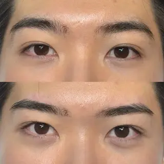 メンズ アイブロウ 日置 結人のヘアスタイル