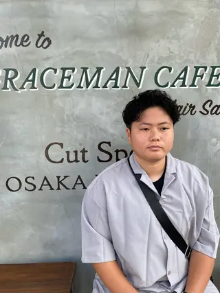 ショート パーマ メンズ メンズカット/パーマ 福島区SOSOのヘアスタイル