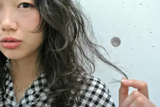 セミロング ミディアム パーマ 樋口 千尋のヘアスタイル