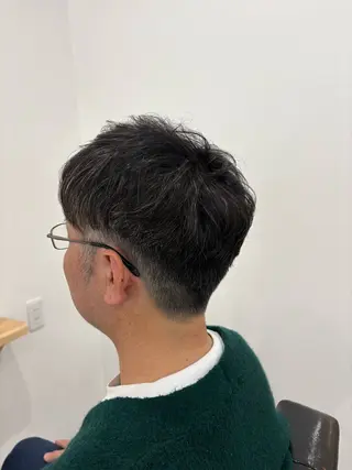 メンズ COMPASS 星のヘアスタイル