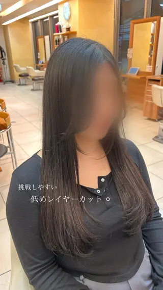 ロング 三瓶 公子のヘアスタイル