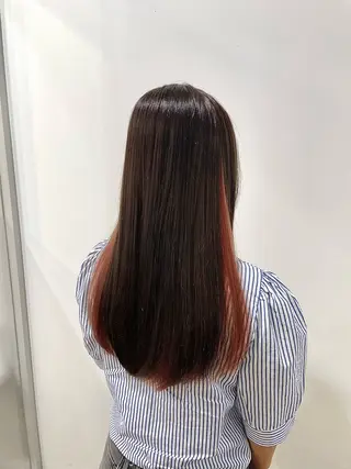 ロング オオシマ ミユのヘアスタイル