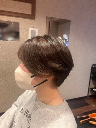 ショート パーマ よしだ しおりのヘアスタイル