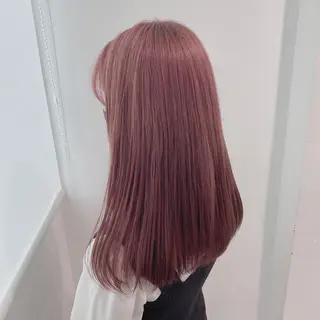 ロング カラー 韓国レイヤー🕊️ 柔らかベージュ🧸のヘアスタイル