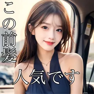 セミロング 映える顔まわり/前髪 特化 💗 ユキマのヘアスタイル