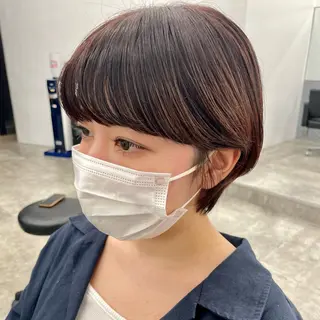 ショート 為近日向子🐥暖色 💘顔周りカット🌈のヘアスタイル