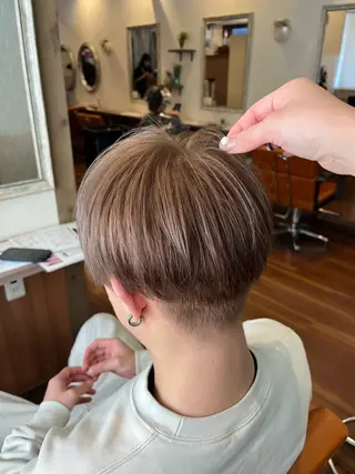 カラー メンズ Chocolat阿部野所属・なかじま ささらのヘアスタイル