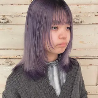 ミディアム カラー RorriM natsuのヘアスタイル