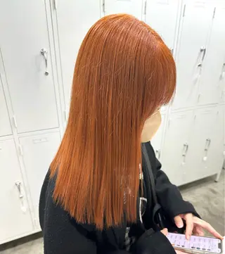 セミロング カラー パーマ ヘアアレンジ メンズ ササキカズマ〻透明感 〻色落ち〻赤み消しのヘアスタイル