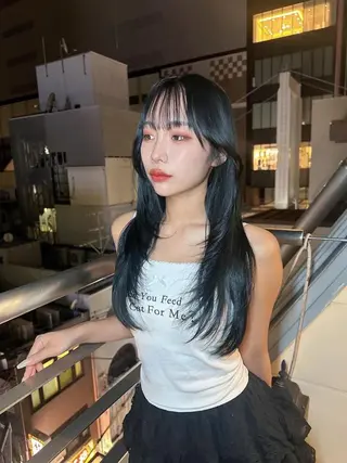 ロング ワンホンヘア ケラチン/Kaitoのヘアスタイル